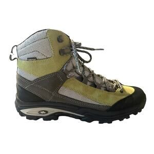 Han Wag Boots Womens US 10 Gore-Tex Hiking Green Suede Ankle Top Lace Up NWOB